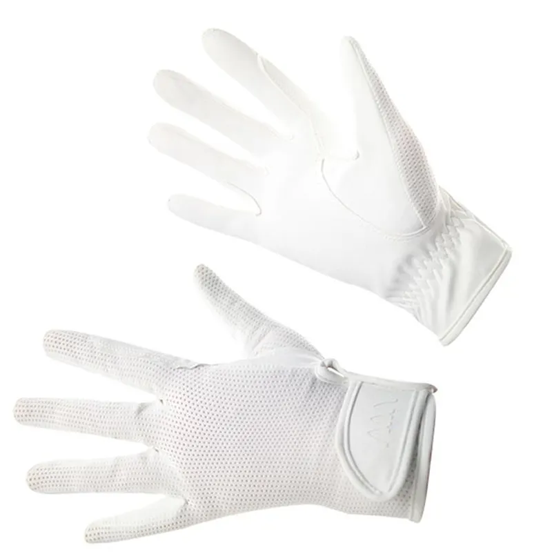 Woof Wear Grand Prix Riding Glove - White 1 Woof Wear Grand Prix Riding Glove - White