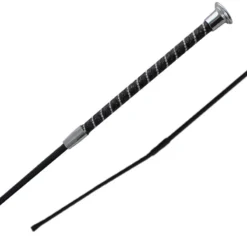 Woof Wear Twisted Dressage Whip Black/Silver 100