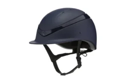 Charles Owen Luna Riding Hat - Navy Matt / Navy Gloss