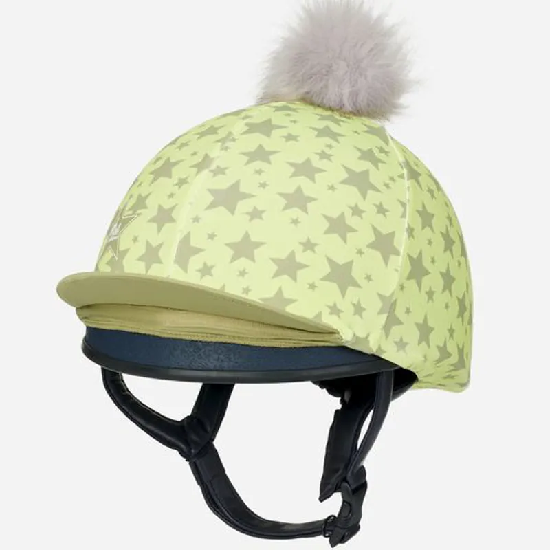 LeMieux Mini Hat Silk Kiwi 3 LeMieux Mini Hat Silk Kiwi - Image 3