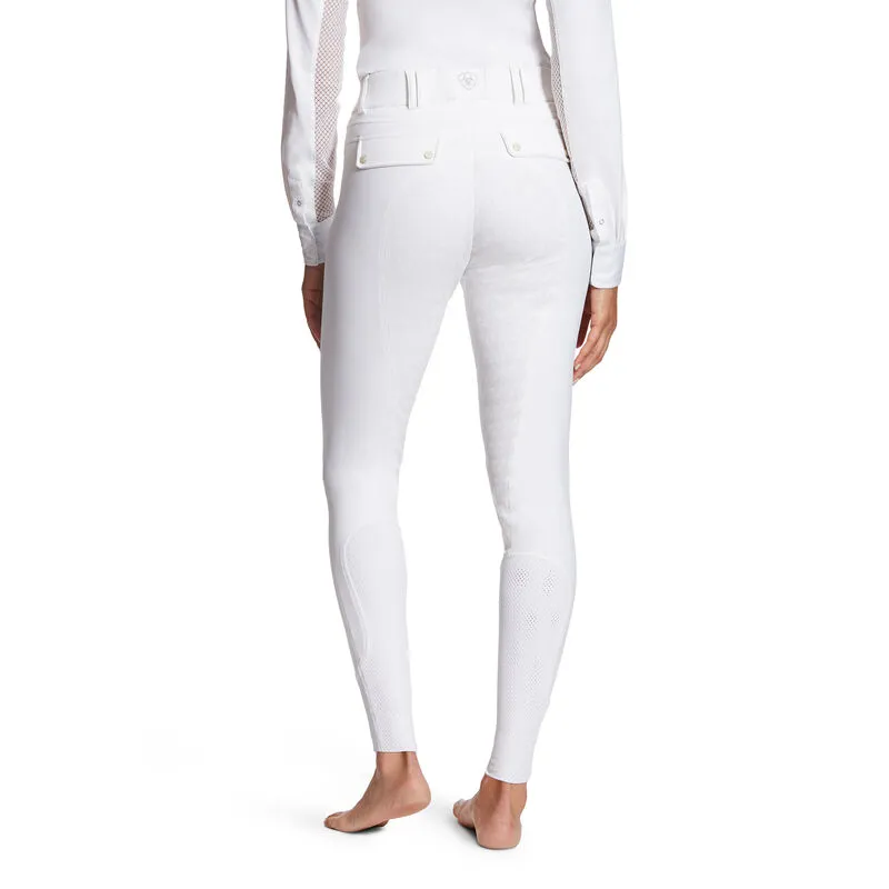 Ariat Women's Tri Factor Full Seat Tight White 2 Ariat Women's Tri Factor Full Seat Tight White - Image 2