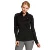 Ariat Women's Sunstopper 2.0 1/4 Zip Baselayer Black