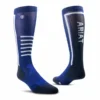Ariat AriatTEK Slimline Performance Socks Estate Blue/Black