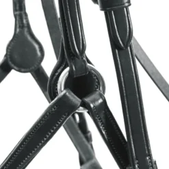 Schockemohle Rio Select Grackle Bridle Black-Silver -Lemieux Shop 1101 00049 RioSelect black silver detail2