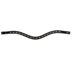Schockemohle Diamond Select Browband Black-Toffee Shades