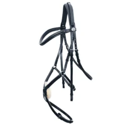 Schockemohle Auckland Classic Line Bridle Black-Silver