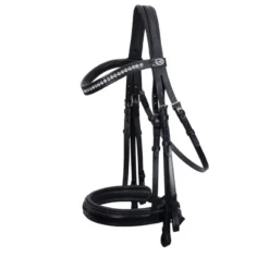 Schockemohle Barcelona Classic Line Bridle Black-Silver