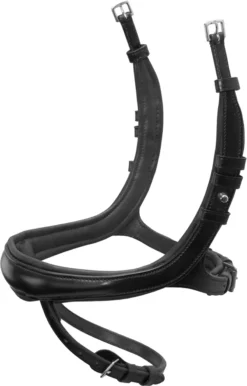 Schockemohle Equitus Beta Noseband Black-Silver