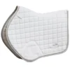 Schockemohle Power Pad With SPORTS Logo Jumping Saddle Pad White-Silver