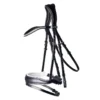 Schockemohle Stanford Flash Bridle Black-White-Silver