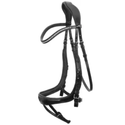 Schockemohle Equitus Beta Anatomical Bridle Black-Silver