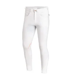Schockemohle Draco Grip Men's Knee Grip Breeches White