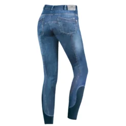 Schockemohle Lyra Jeans Knee Grip Breeches Jeans Blue 3 Schockemohle Lyra Jeans Knee Grip Breeches Jeans Blue -Lemieux Shop 2161 00022 1 Lyra Jeans jeansblue Back 2jOBeL3dh8xLiM