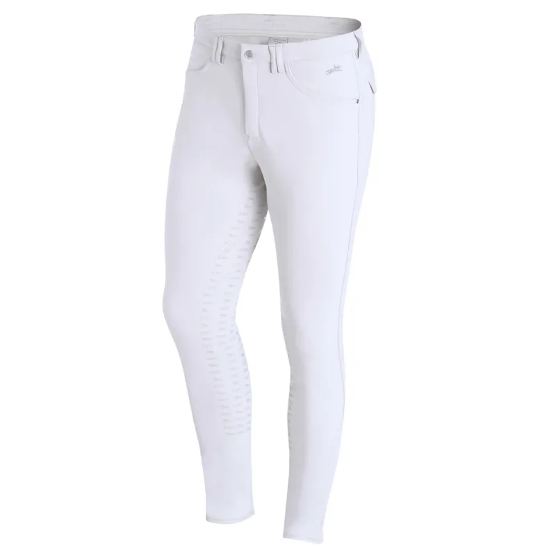 Schockemohle Hero Men's Full Seat Breeches White 1 Schockemohle Hero Men's Full Seat Breeches White