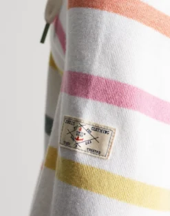 Joules Southwold Buttoned Sweatshirt - Multi Cream Stripe 7 Joules Southwold Buttoned Sweatshirt - Multi Cream Stripe -Lemieux Shop 219864 MULTCRMST204