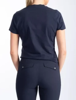 PS Of Sweden Signe Short Sleeve Top - Navy 7 PS Of Sweden Signe Short Sleeve Top - Navy -Lemieux Shop 2231 038 59120C