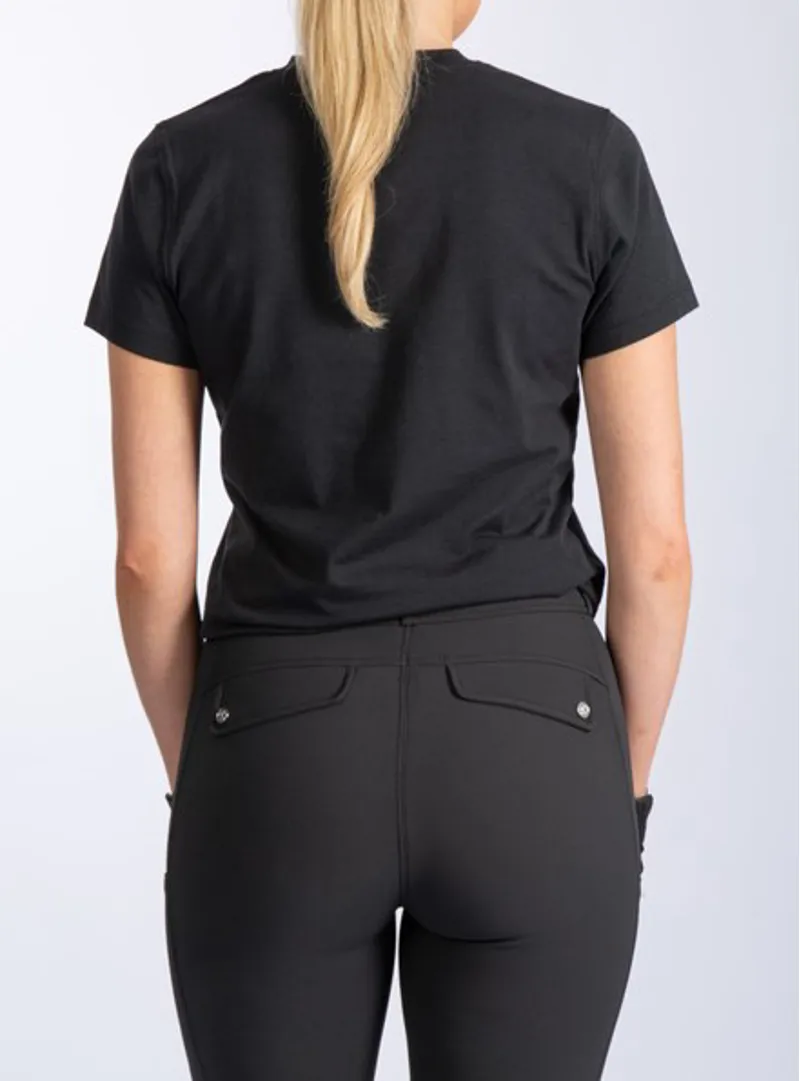 PS Of Sweden Signe Short Sleeve Top - Black 4 PS Of Sweden Signe Short Sleeve Top - Black - Image 4
