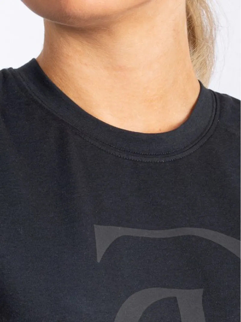 PS Of Sweden Signe Short Sleeve Top - Black 2 PS Of Sweden Signe Short Sleeve Top - Black - Image 2