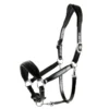 Schockemohle Fremont Leather Headcollar Black-Silver
