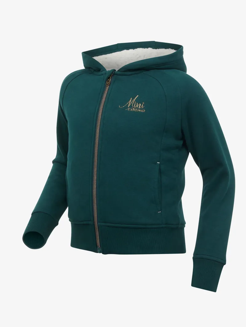 LeMieux Mini Sherpa Lined Lily Hoodie Spruce 4 LeMieux Mini Sherpa Lined Lily Hoodie Spruce - Image 4