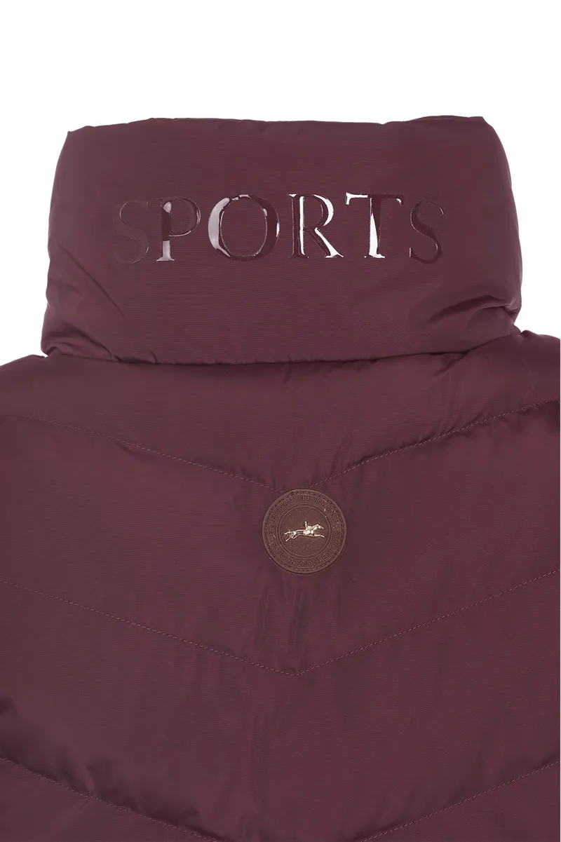 Schockemohle Merle Style Quilted Gilet - Wine 2 Schockemohle Merle Style Quilted Gilet - Wine - Image 2