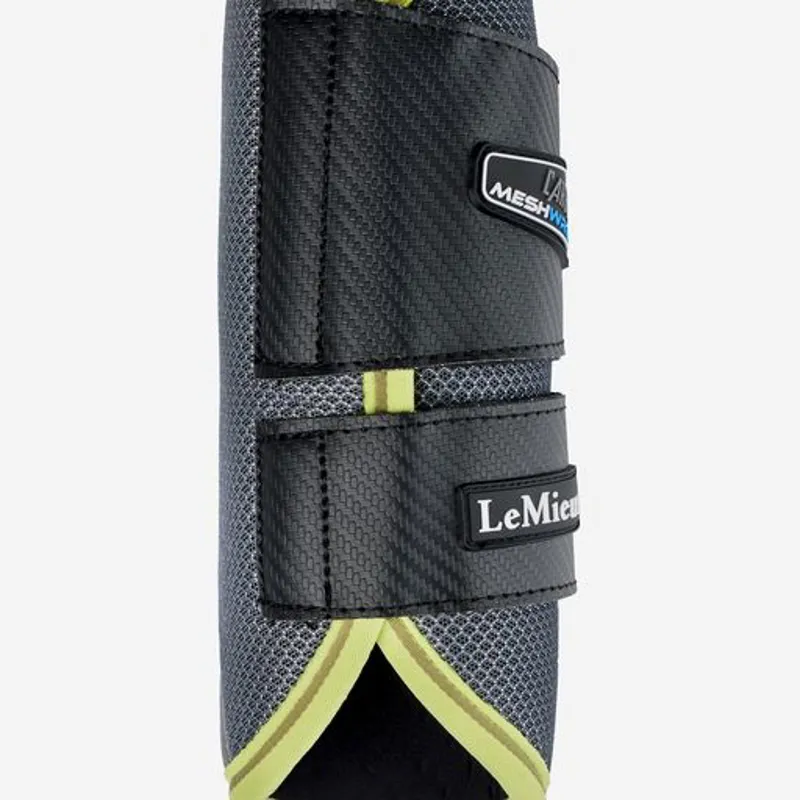 LeMieux Carbon Mesh Wrap Boots Kiwi 5 LeMieux Carbon Mesh Wrap Boots Kiwi - Image 5