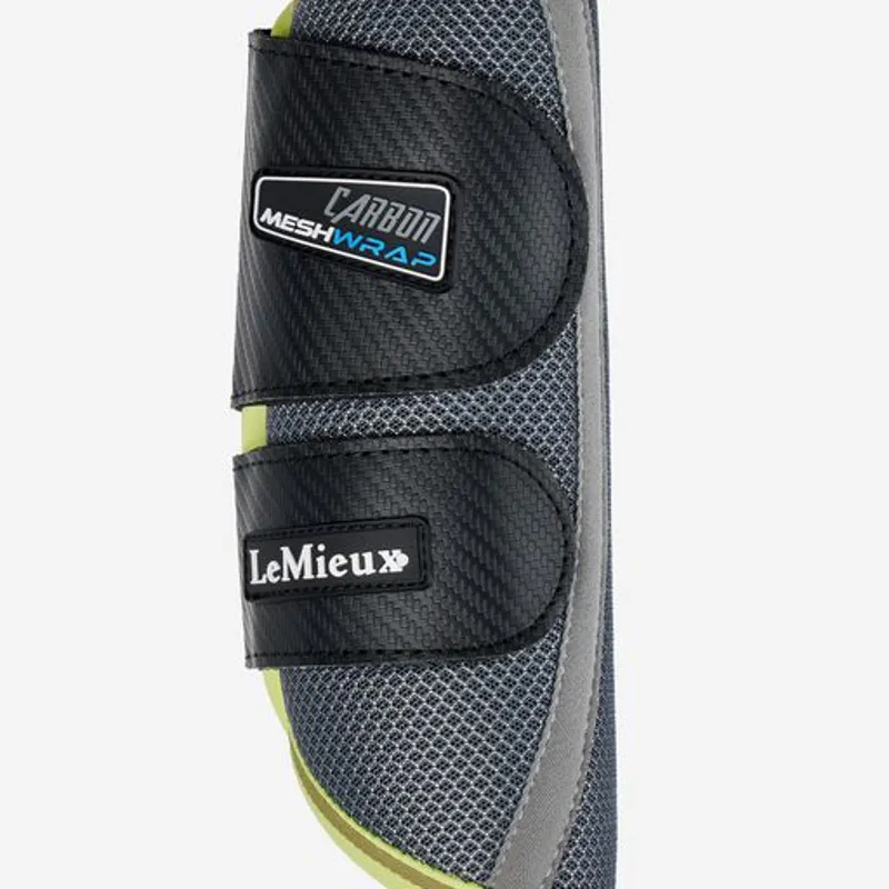 LeMieux Carbon Mesh Wrap Boots Kiwi 3 LeMieux Carbon Mesh Wrap Boots Kiwi - Image 3