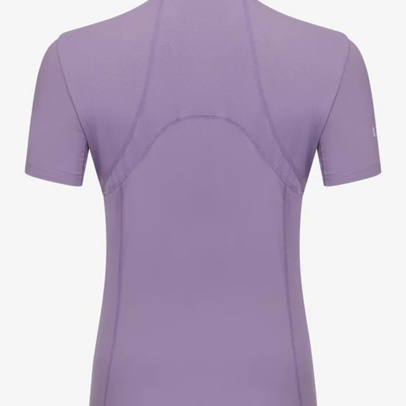 LeMieux Mia Mesh Short Sleeved Base Layer Iris 4 LeMieux Mia Mesh Short Sleeved Base Layer Iris - Image 4