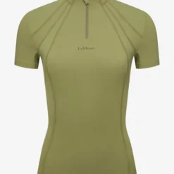 LeMieux Mia Mesh Short Sleeved Base Layer Moss