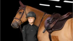 LeMieux Crystal Suede Close Contact Pad Brown -Lemieux Shop 3n6a2577 edit copy