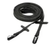 Schockemohle Neo Rubber Reins With Clip Black-Silver