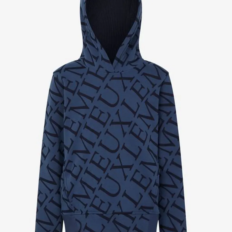 LeMieux Young Rider Honor Pop Over Hoodie Atlantic 2 LeMieux Young Rider Honor Pop Over Hoodie Atlantic - Image 2