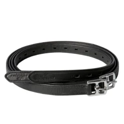 Schockemohle Colorado Stirrup Leathers Black-Silver