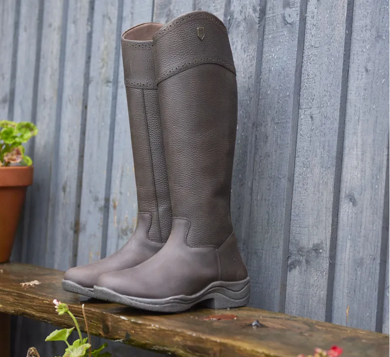 Just Togs Meadow Country Rider Boot - Brown 1 Just Togs Meadow Country Rider Boot - Brown