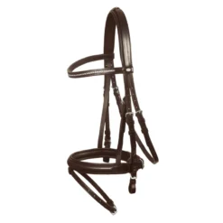 Schockemohle Hamburg Neo Line Bridle Brown-Silver