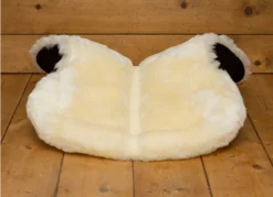 ThinLine Sheepskin Comfort Half Pad- Natural Black/ Natural -Lemieux Shop 962 35d49557a44184ca838678b3fab0b8ff