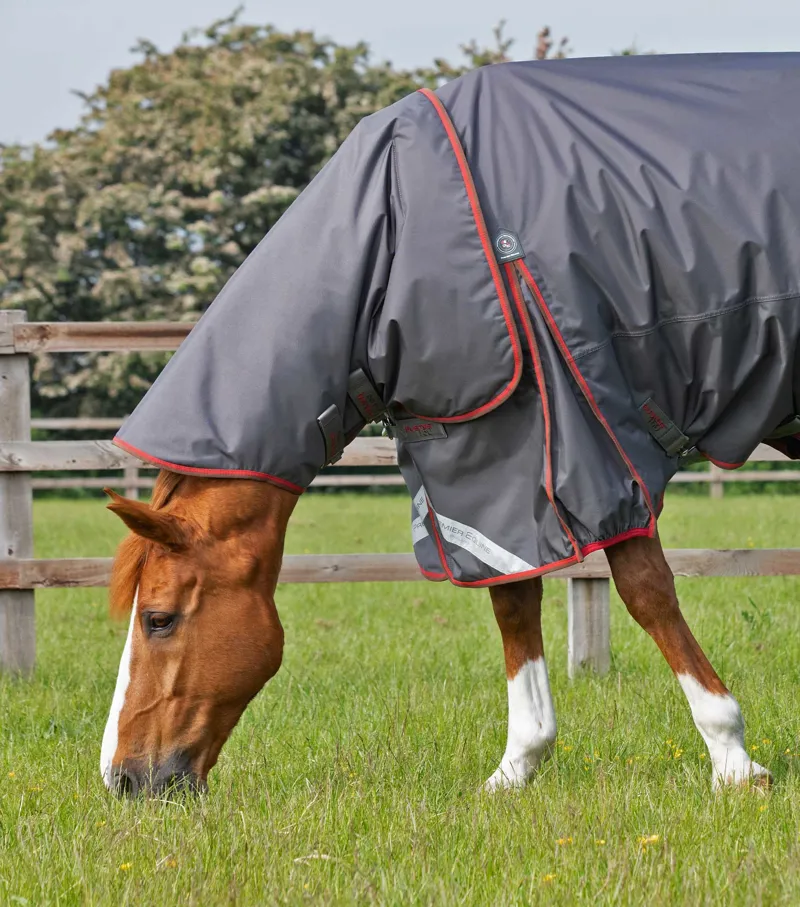 Premier Equine Buster 150g Turnout With Classic Neck Cover Grey 2 Premier Equine Buster 150g Turnout With Classic Neck Cover Grey - Image 2