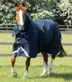Premier Equine Buster 40g Turnout With Classic Neck Cover Navy