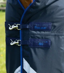 Premier Equine Buster 40g Turnout With Classic Neck Cover Navy -Lemieux Shop AW21 Buster40 Navy 4