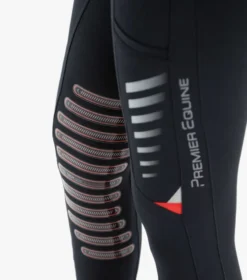 Premier Equine Adora Girls Gel Knee Pull On Riding Tights Black -Lemieux Shop Adora Kids Gel Knee Pull On Riding Tights Black 6