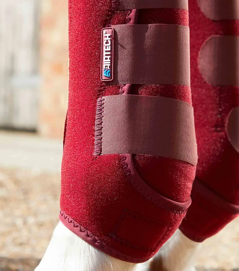 Premier Equine Air-Tech Sports Medicine Boots Red 5 Premier Equine Air-Tech Sports Medicine Boots Red - Image 5