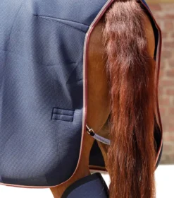 Premier Equine Airflow Cooler Rug Navy -Lemieux Shop Airflow Cooler Rug Navy 6