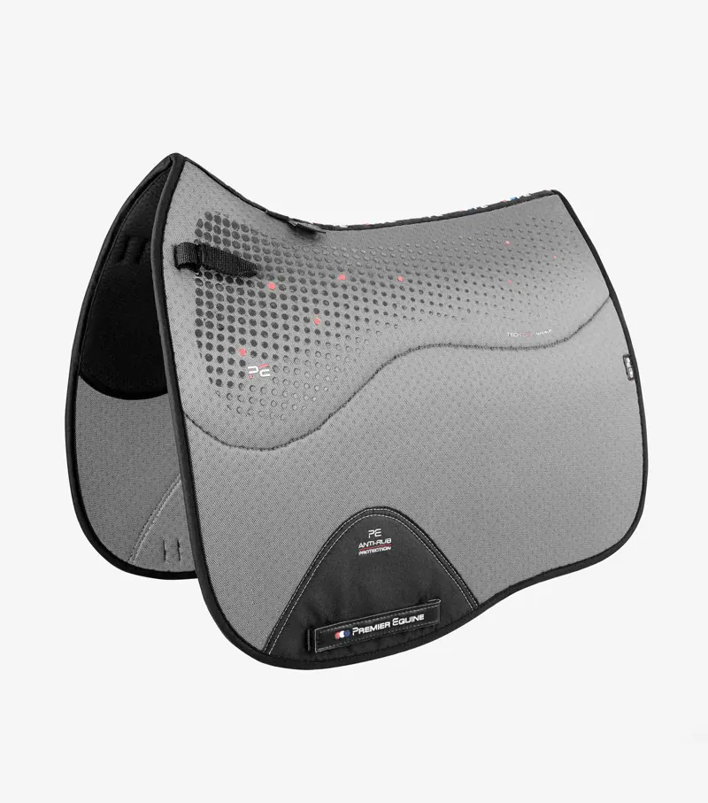 Premier Equine Close Contact Airtechnology Anti-Slip Dressage Square Grey 1 Premier Equine Close Contact Airtechnology Anti-Slip Dressage Square Grey