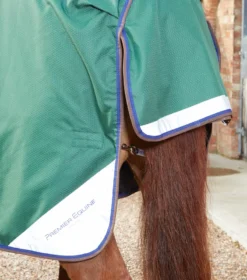 Premier Equine Akoni 0g Turnout With Classic Neck Cover Green -Lemieux Shop Akoni Stratus 0g Green 6