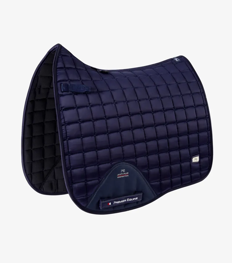 Premier Equine Alberta CC Satin Dressage Square Navy 1 Premier Equine Alberta CC Satin Dressage Square Navy