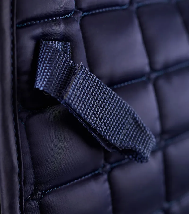 Premier Equine Alberta CC Satin Dressage Square Navy 2 Premier Equine Alberta CC Satin Dressage Square Navy - Image 2