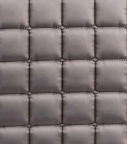 Premier Equine Alberta CC Satin GP/Jump Square Grey -Lemieux Shop Alberta GP Jump Saddle Pad Grey 4