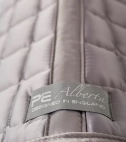 Premier Equine Alberta CC Satin GP/Jump Square Grey -Lemieux Shop Alberta GP Jump Saddle Pad Grey 6