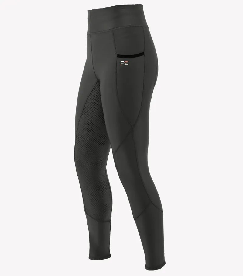 Premier Equine Alexa Ladies Riding Tights Anthracite 2 Premier Equine Alexa Ladies Riding Tights Anthracite - Image 2