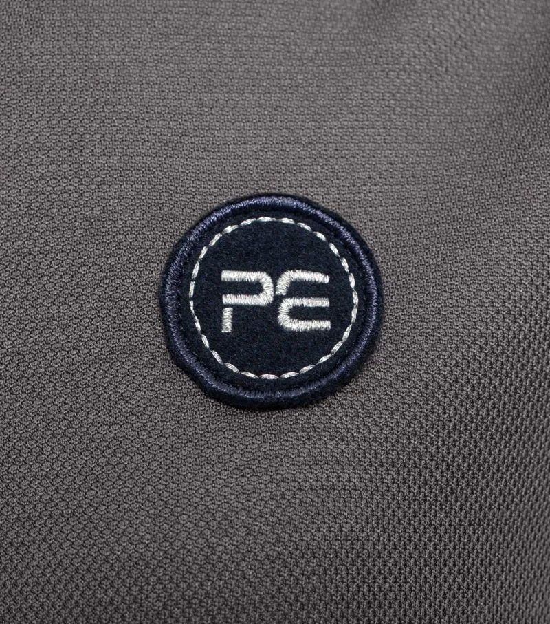 Premier Equine Mini Amia Girl's Technical Short Sleeve Riding Top Grey 3 Premier Equine Mini Amia Girl's Technical Short Sleeve Riding Top Grey - Image 3